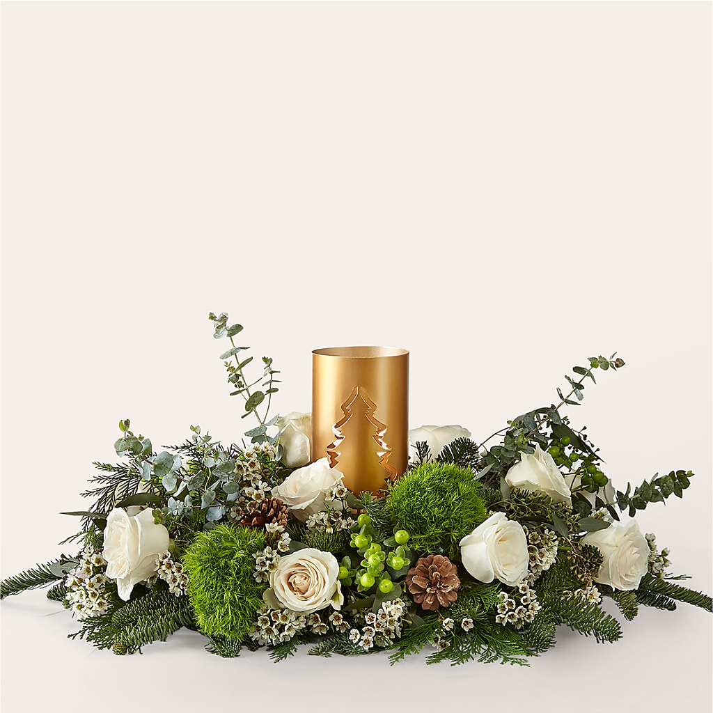 Chestnuts Roasting Centerpiece – Designs By Lakeland Flowers, Plant City FL
