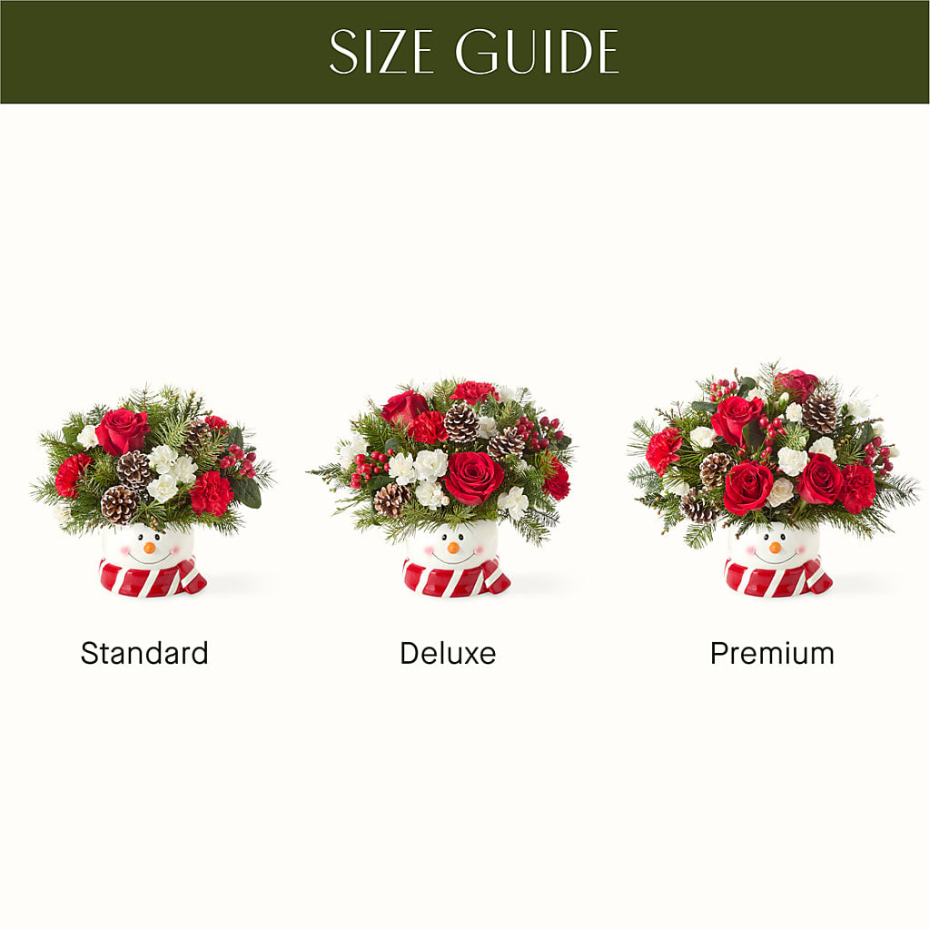 Jolly Snowman Bouquet – Designs By Lakeland Flowers, Plant City FL
