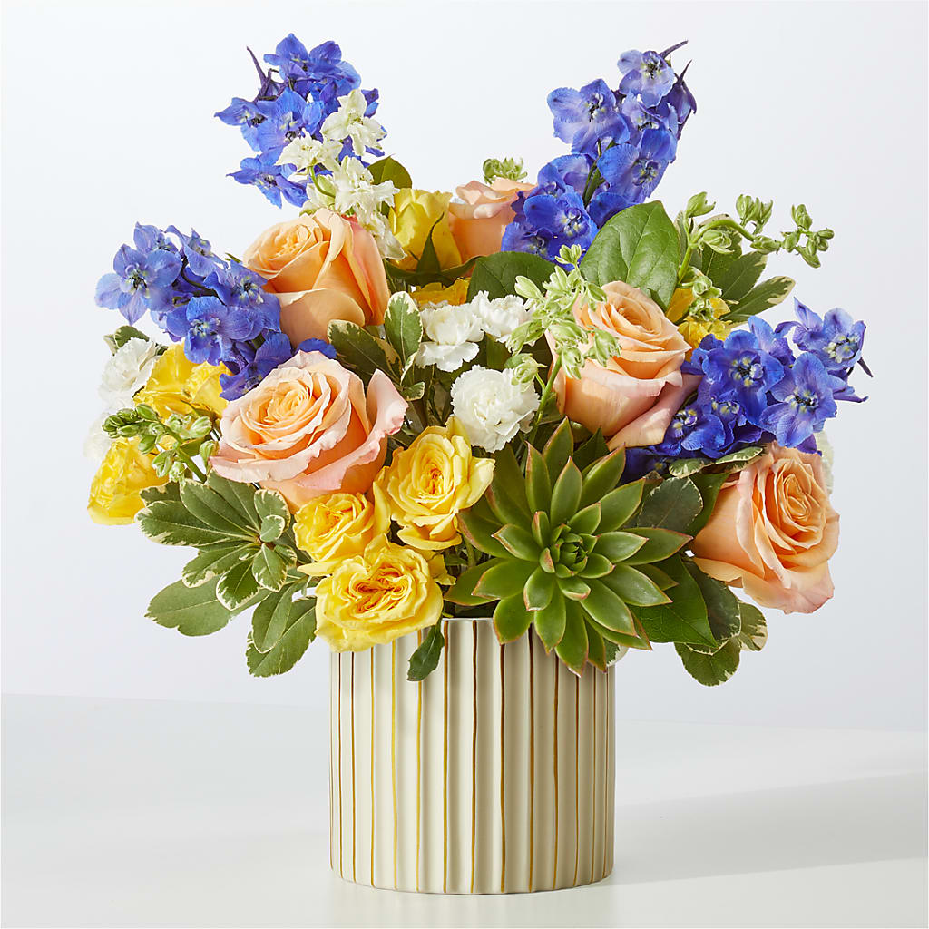 Cobalt Reverie Bouquet – Designs By Lakeland Flowers, Plant City FL