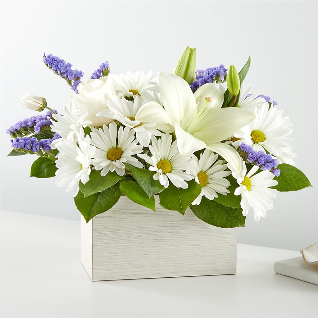 Beyond Blue Box Bouquet – Designs By Lakeland Flowers, Plant City FL