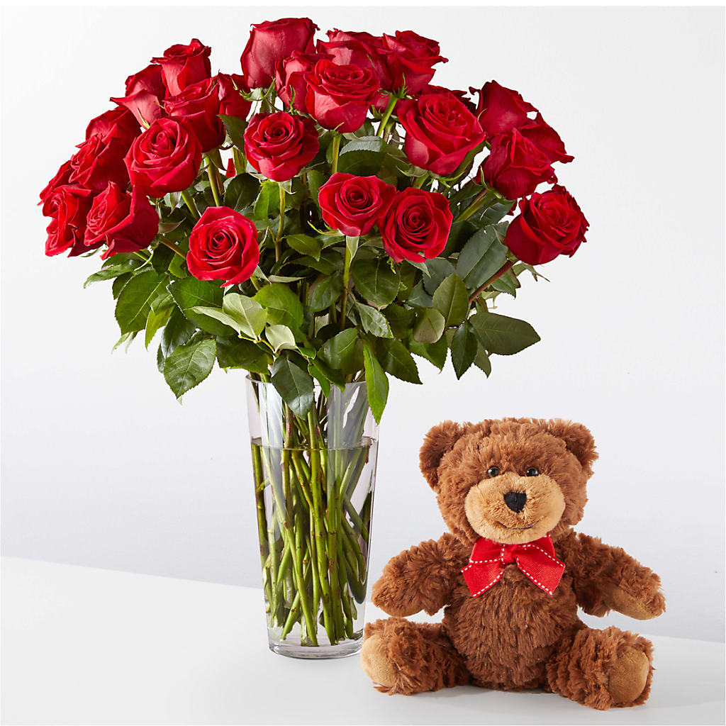 Romantic Long Stem Red Rose Bouquet Bundles – Designs By Lakeland Flowers, Plant City FL