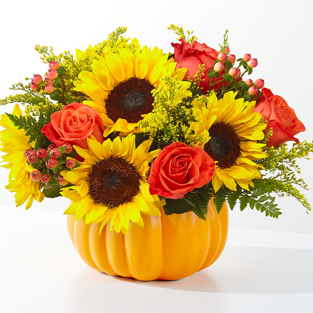 Pick of the Patch Pumpkin Bouquet – Designs By Lakeland Flowers, Plant City FL
