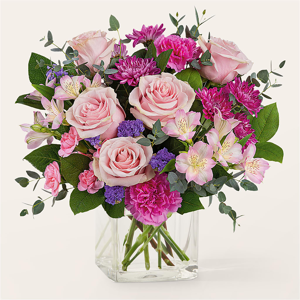 Rosy Radiance Bouquet – Designs By Lakeland Flowers, Plant City FL