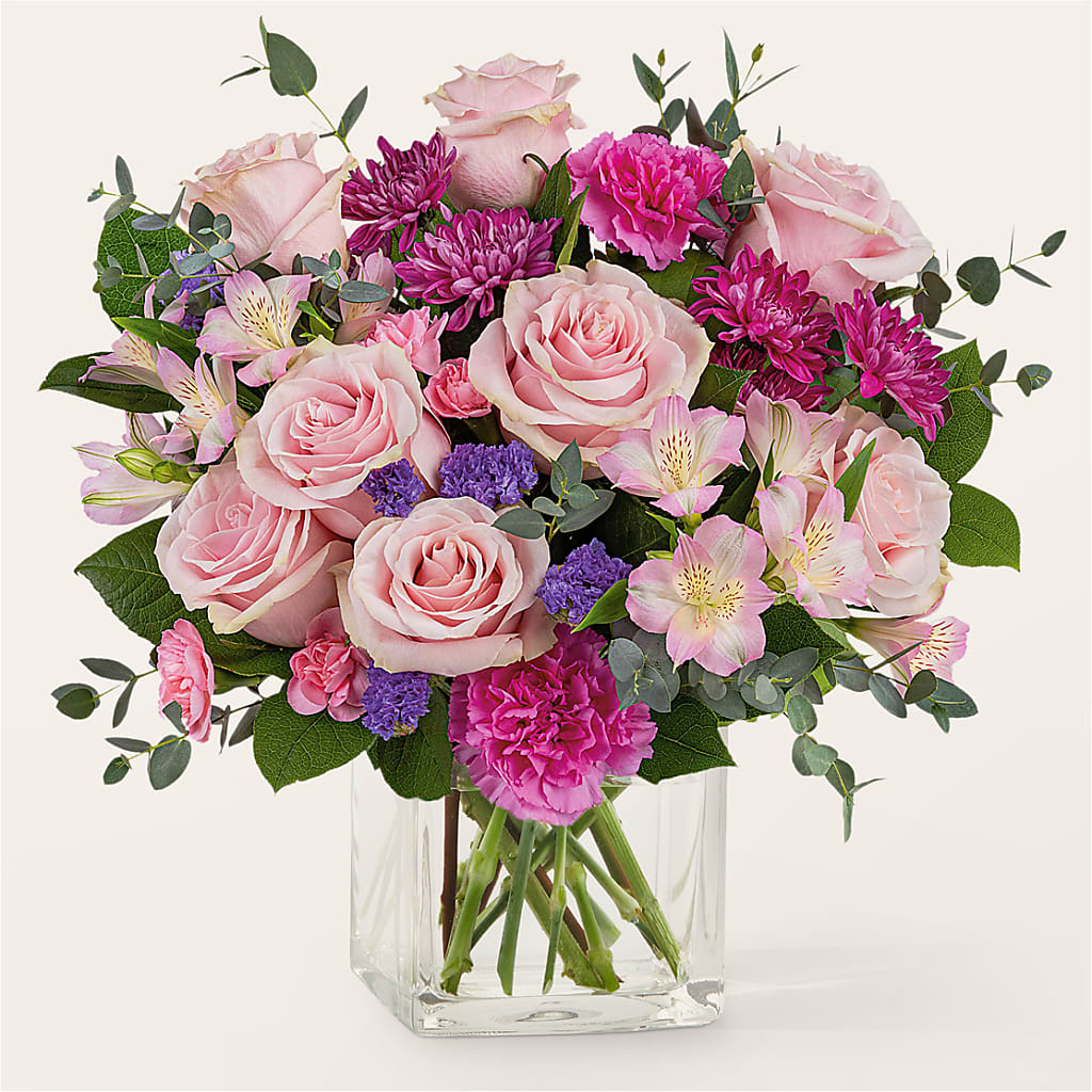 Rosy Radiance Bouquet – Designs By Lakeland Flowers, Plant City FL