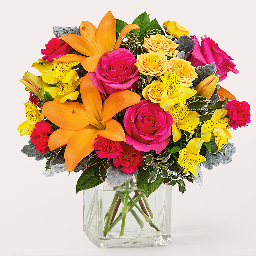 To the Tropics Bouquet – Designs By Lakeland Flowers, Plant City FL