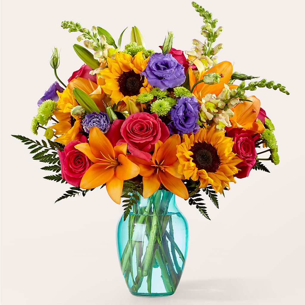 Double Rainbow Bouquet – Designs By Lakeland Flowers, Plant City FL