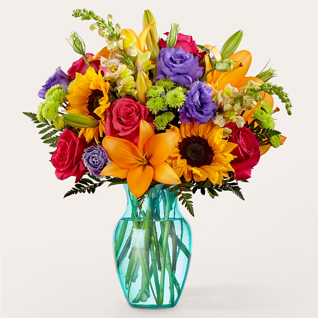 Double Rainbow Bouquet – Designs By Lakeland Flowers, Plant City FL
