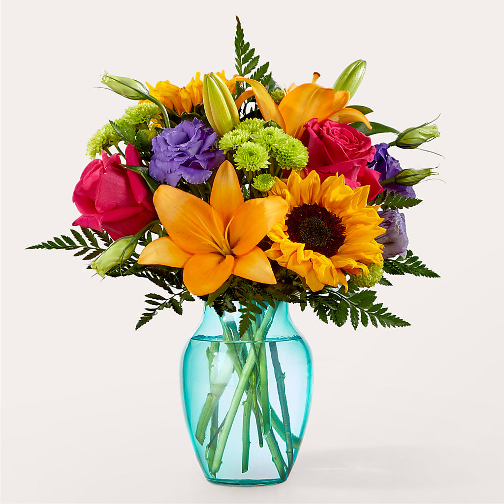 Double Rainbow Bouquet – Designs By Lakeland Flowers, Plant City FL