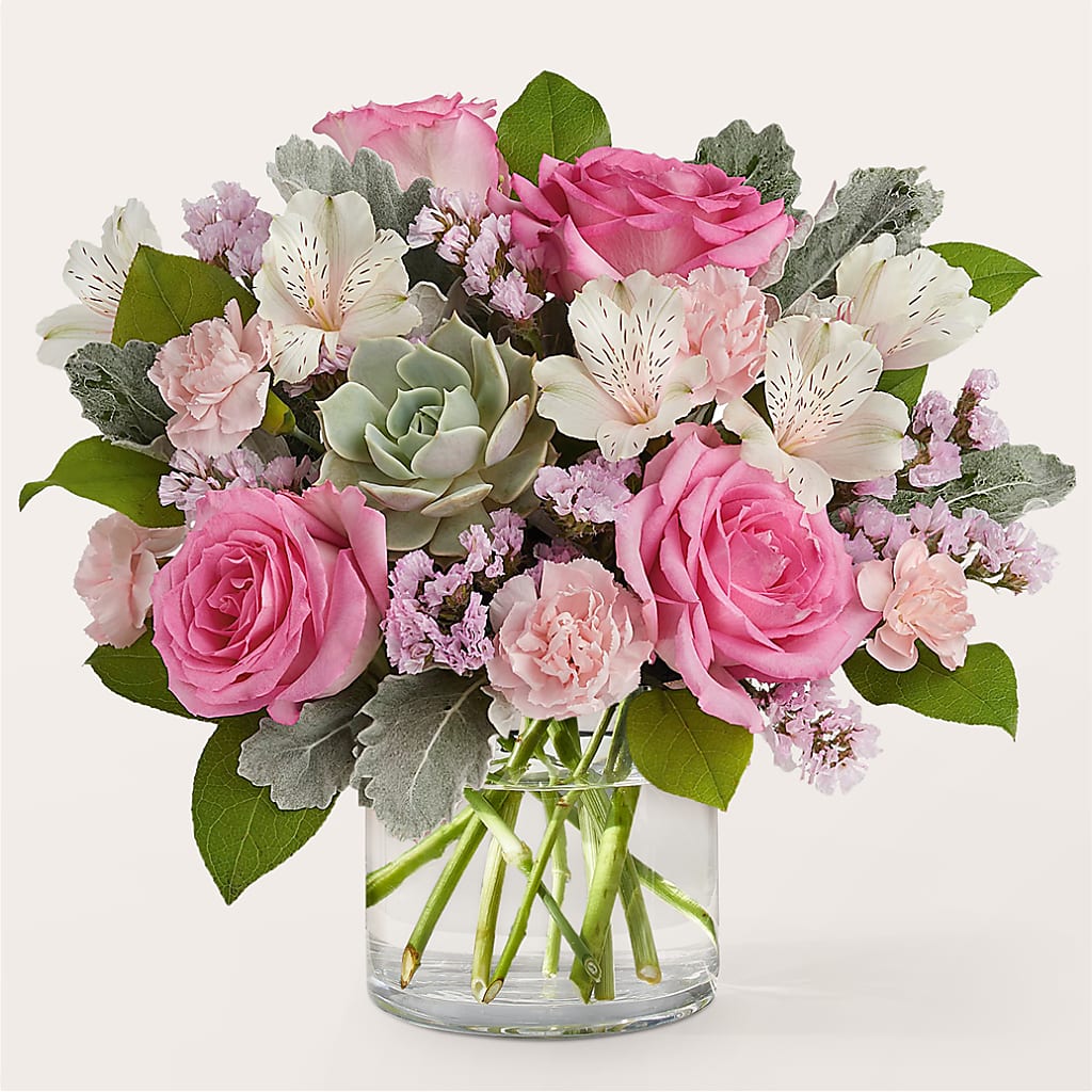 Dusty Rose Bouquet – Designs By Lakeland Flowers, Plant City FL