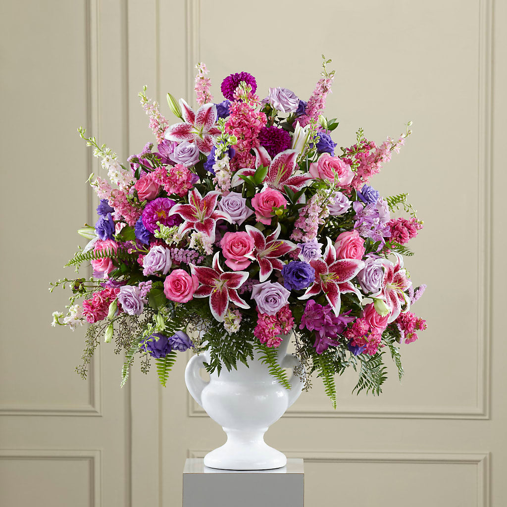 Peaceful Tribute Arrangement – Designs By Lakeland Flowers, Plant City FL