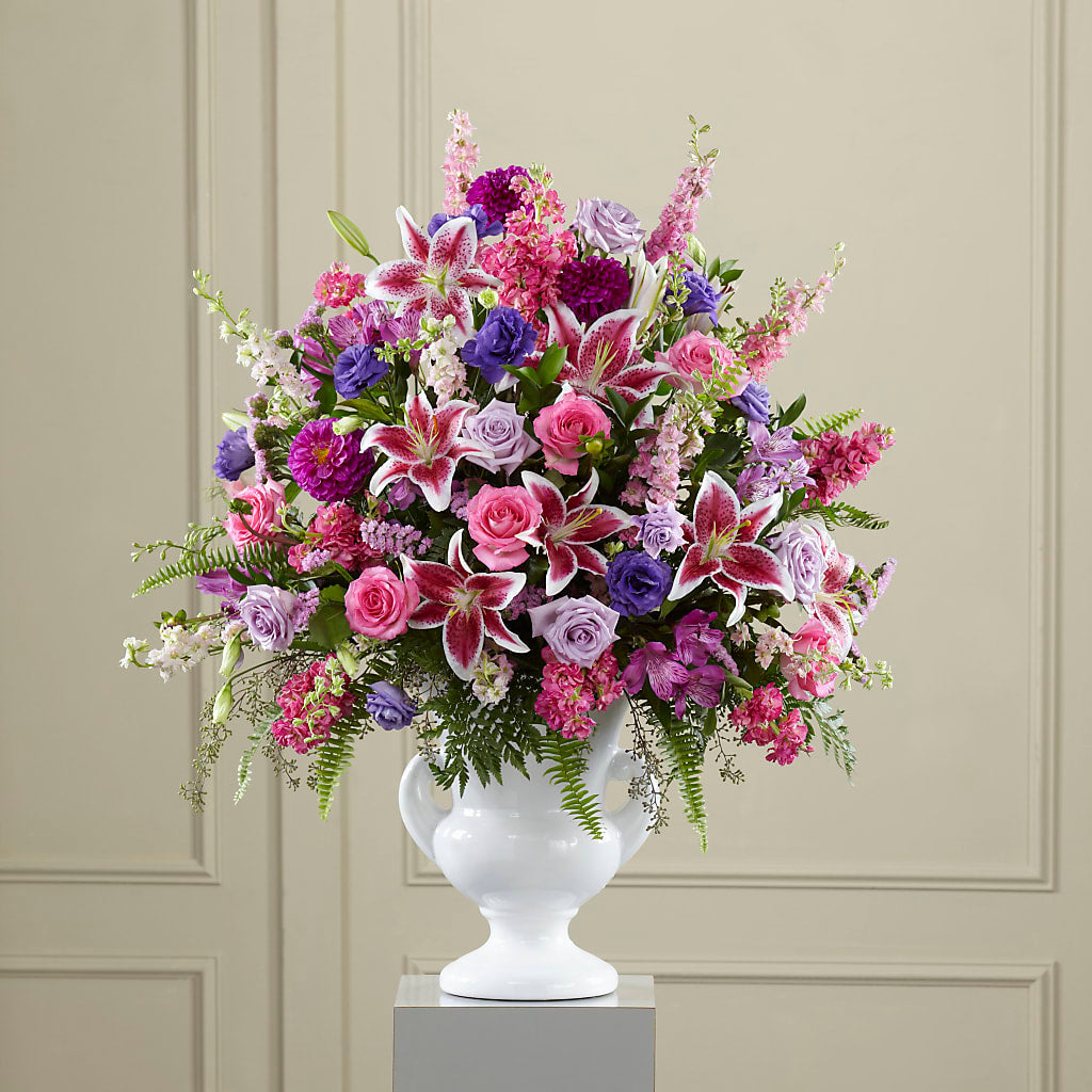 Peaceful Tribute Arrangement – Designs By Lakeland Flowers, Plant City FL