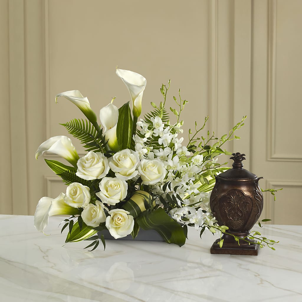At Peace Arrangement – Designs By Lakeland Flowers, Plant City FL