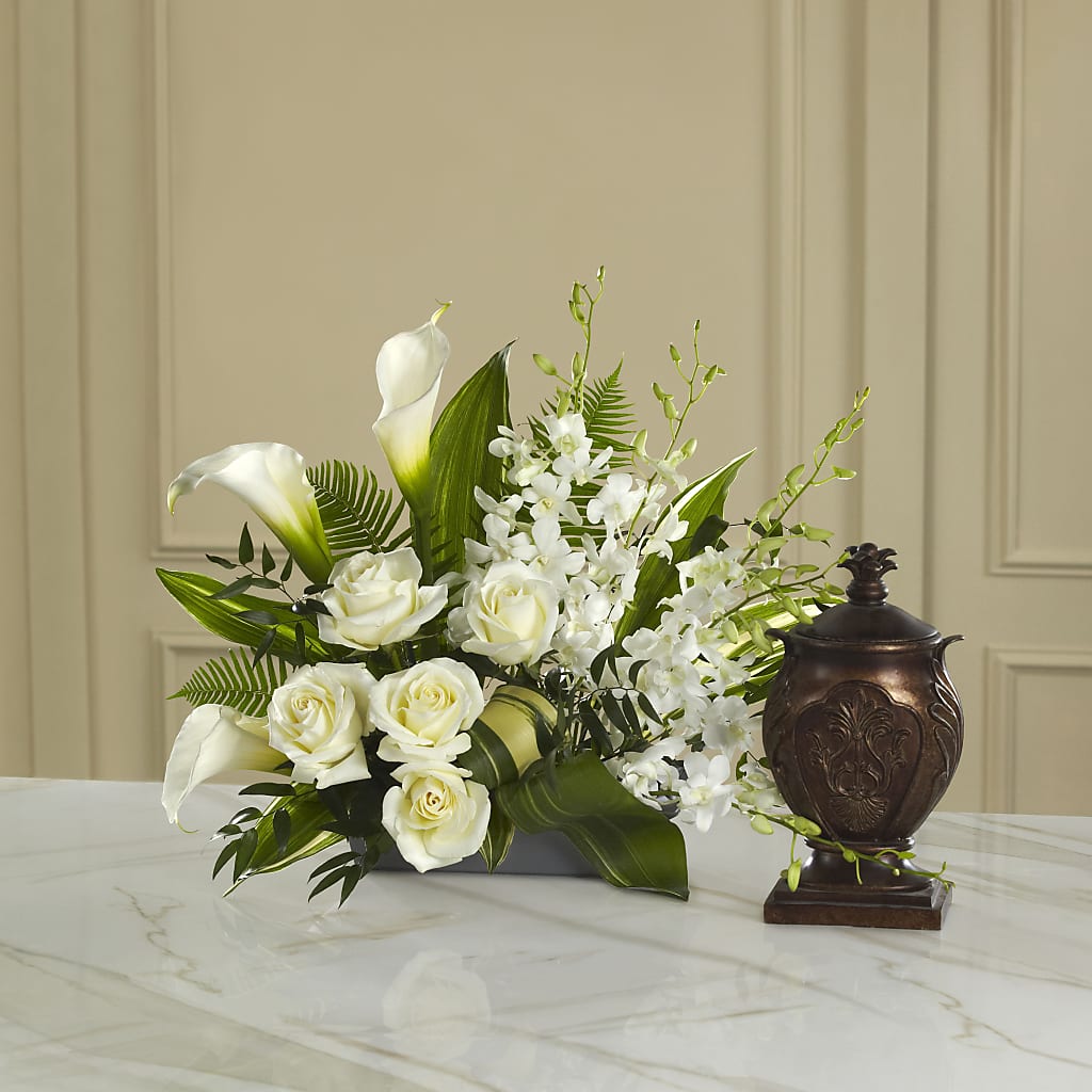At Peace Arrangement – Designs By Lakeland Flowers, Plant City FL
