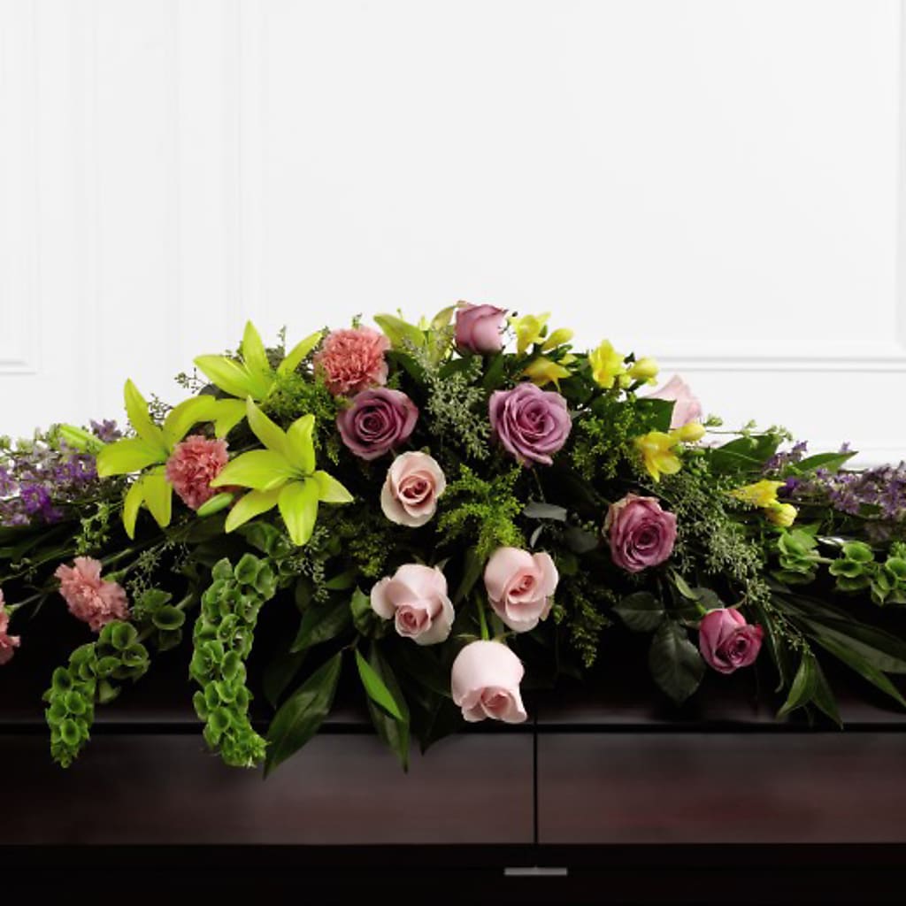 Forever Beloved Casket Spray – Designs By Lakeland Flowers, Plant City FL
