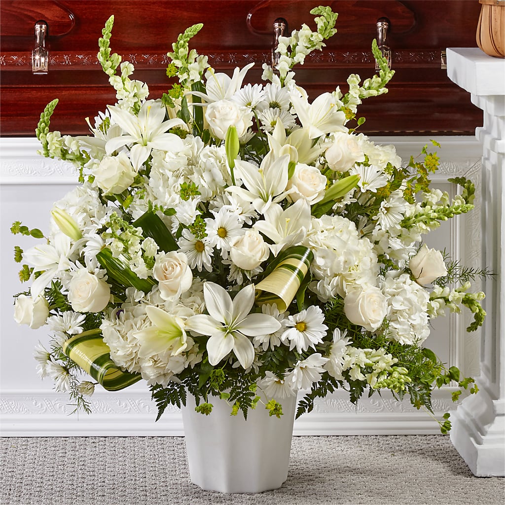 Thoughts of Tranquility Floor Basket – Designs By Lakeland Flowers, Plant City FL