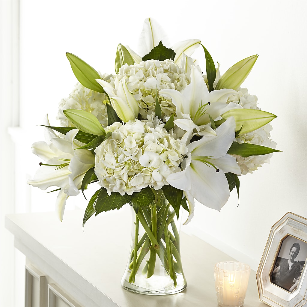 Compassionate Lily Bouquet – Designs By Lakeland Flowers, Plant City FL