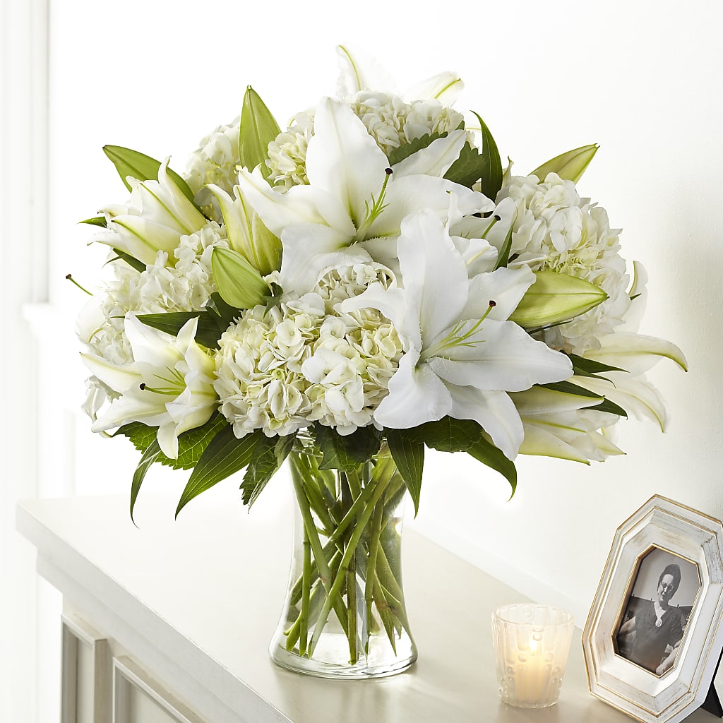 Compassionate Lily Bouquet – Designs By Lakeland Flowers, Plant City FL
