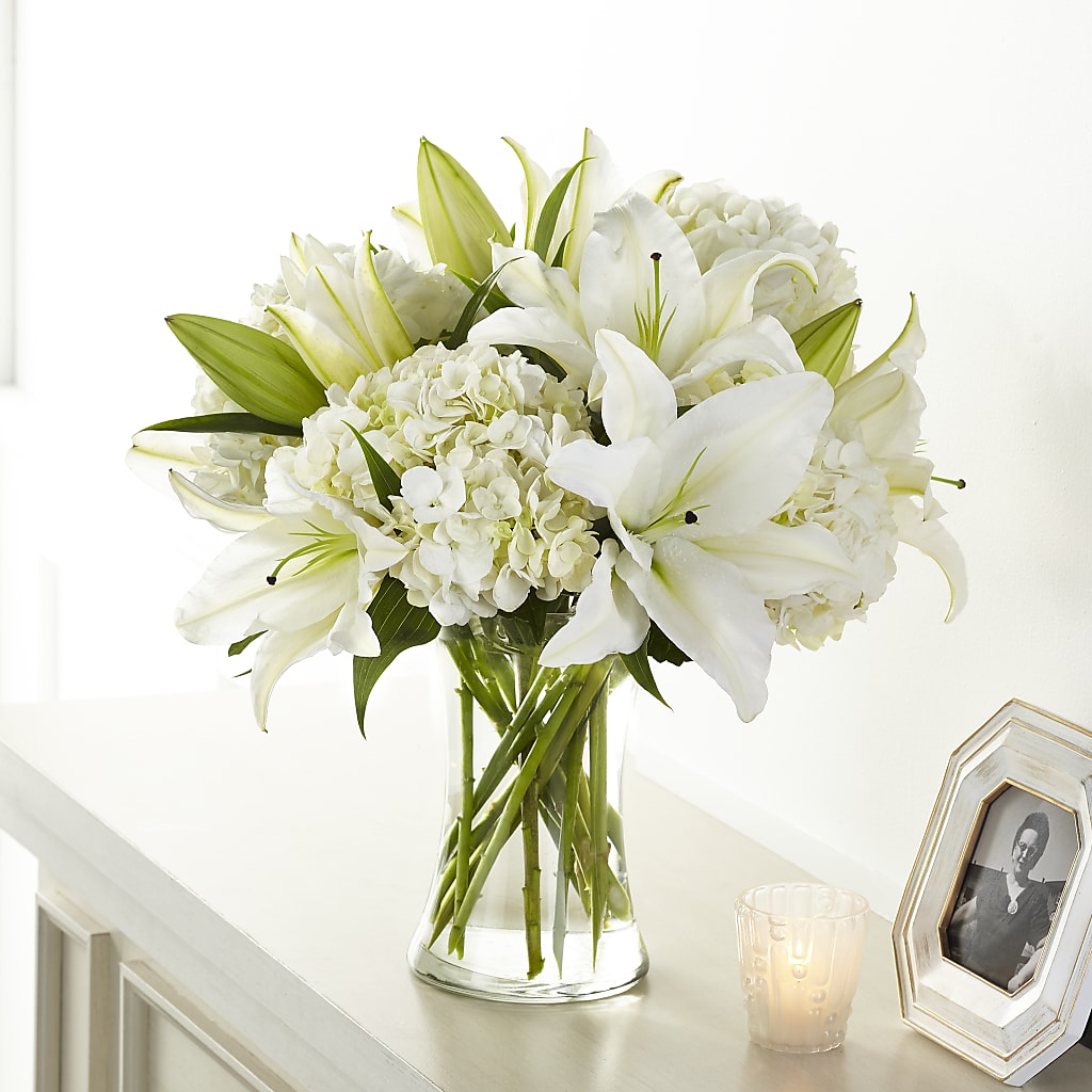 Compassionate Lily Bouquet – Designs By Lakeland Flowers, Plant City FL