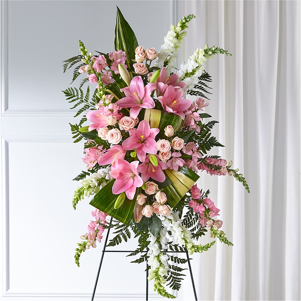 Elegant Embrace Standing Spray – Designs By Lakeland Flowers, Plant City FL