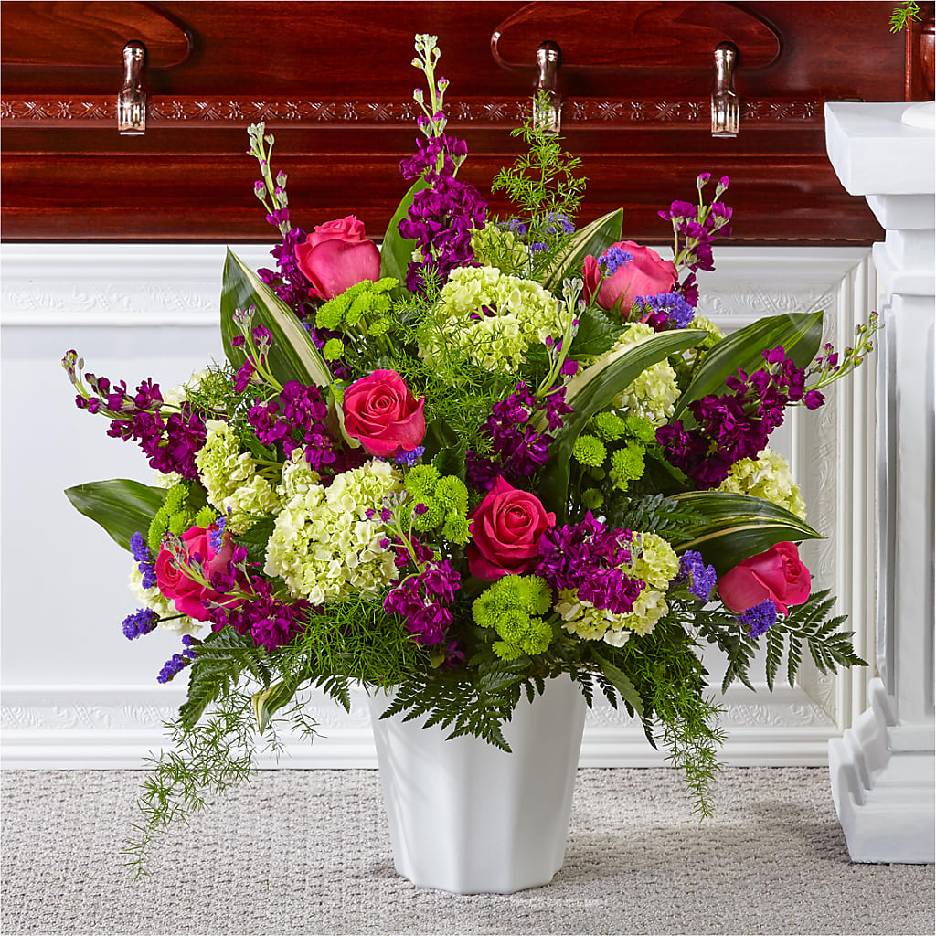 Beautiful Horizons Floor Basket – Designs By Lakeland Flowers, Plant City FL