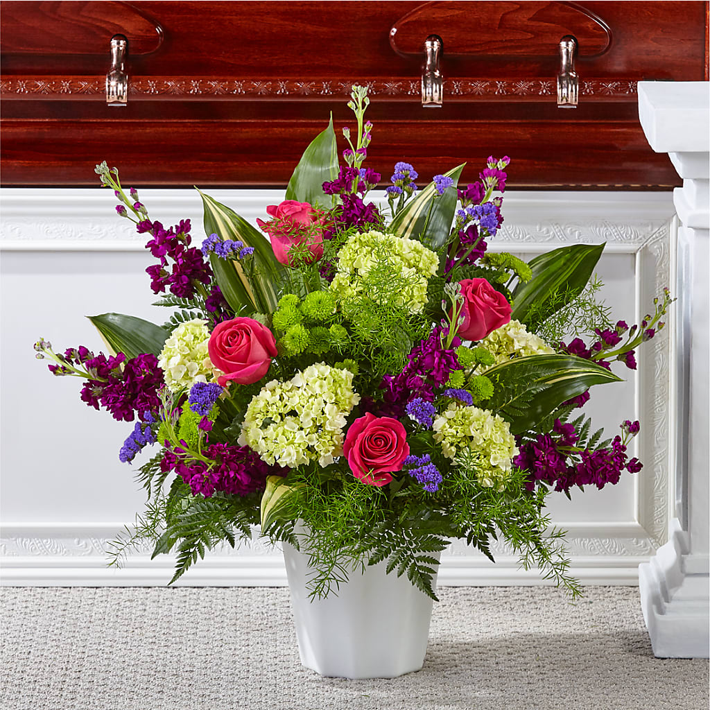 Beautiful Horizons Floor Basket – Designs By Lakeland Flowers, Plant City FL