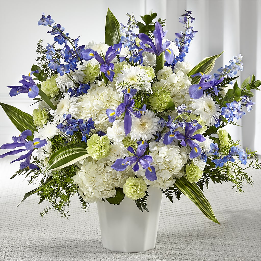 Soft Serenity Floor Basket – Designs By Lakeland Flowers, Plant City FL