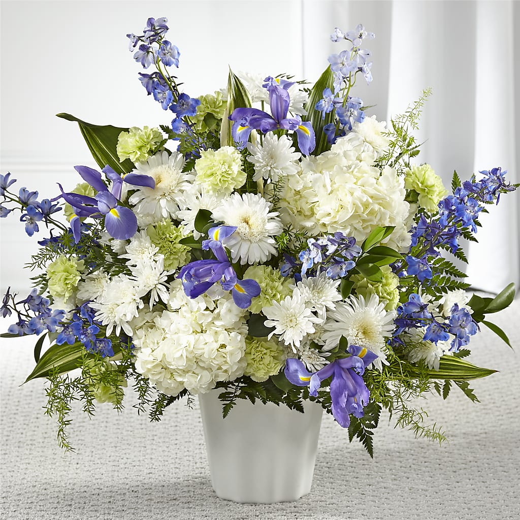 Soft Serenity Floor Basket – Designs By Lakeland Flowers, Plant City FL