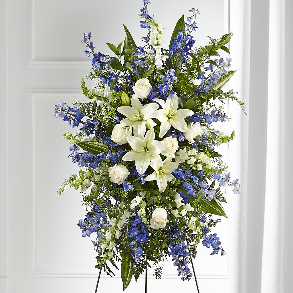 Faithful Friend Standing Spray – Designs By Lakeland Flowers, Plant City FL