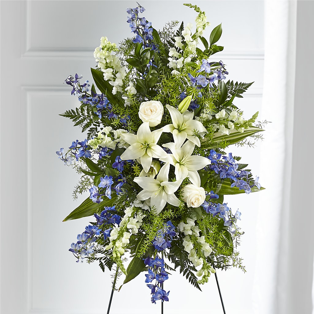 Faithful Friend Standing Spray – Designs By Lakeland Flowers, Plant City FL