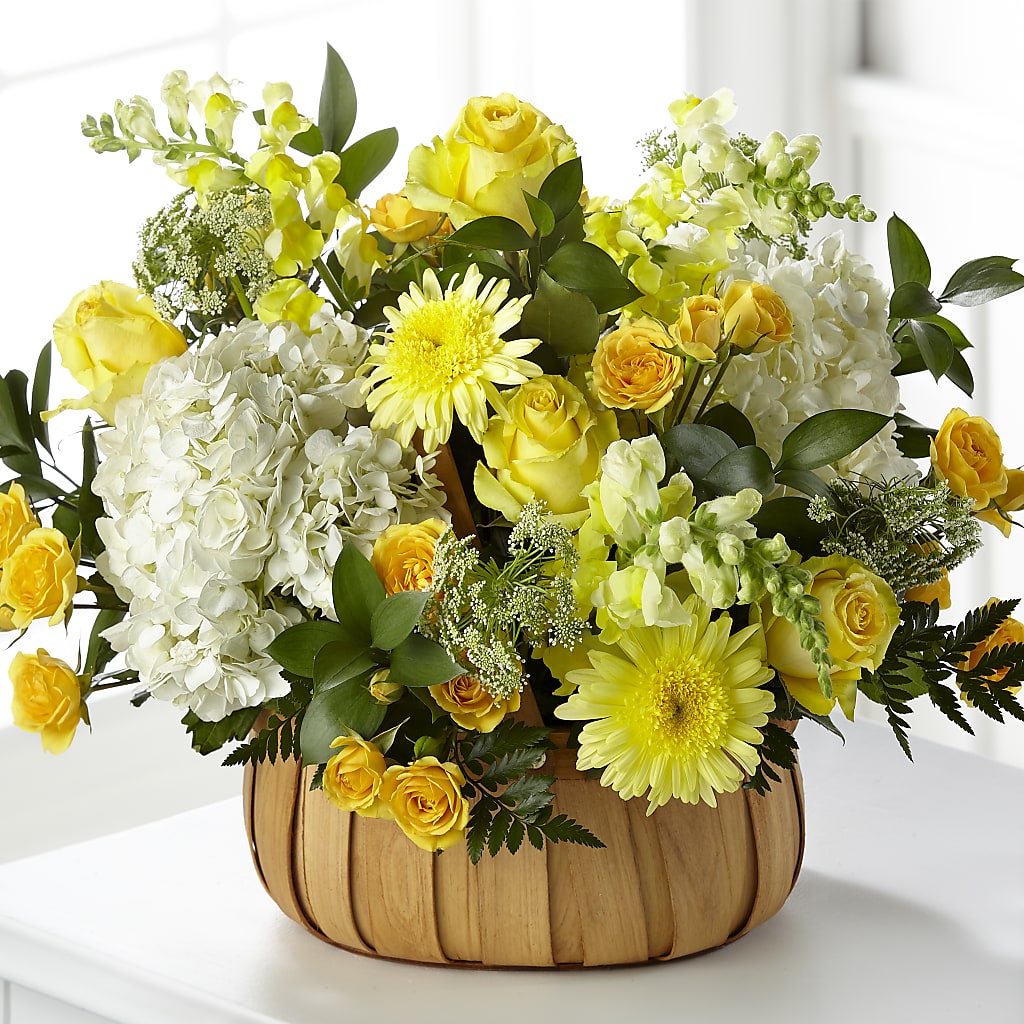 Rustic Remembrance Basket – Designs By Lakeland Flowers, Plant City FL