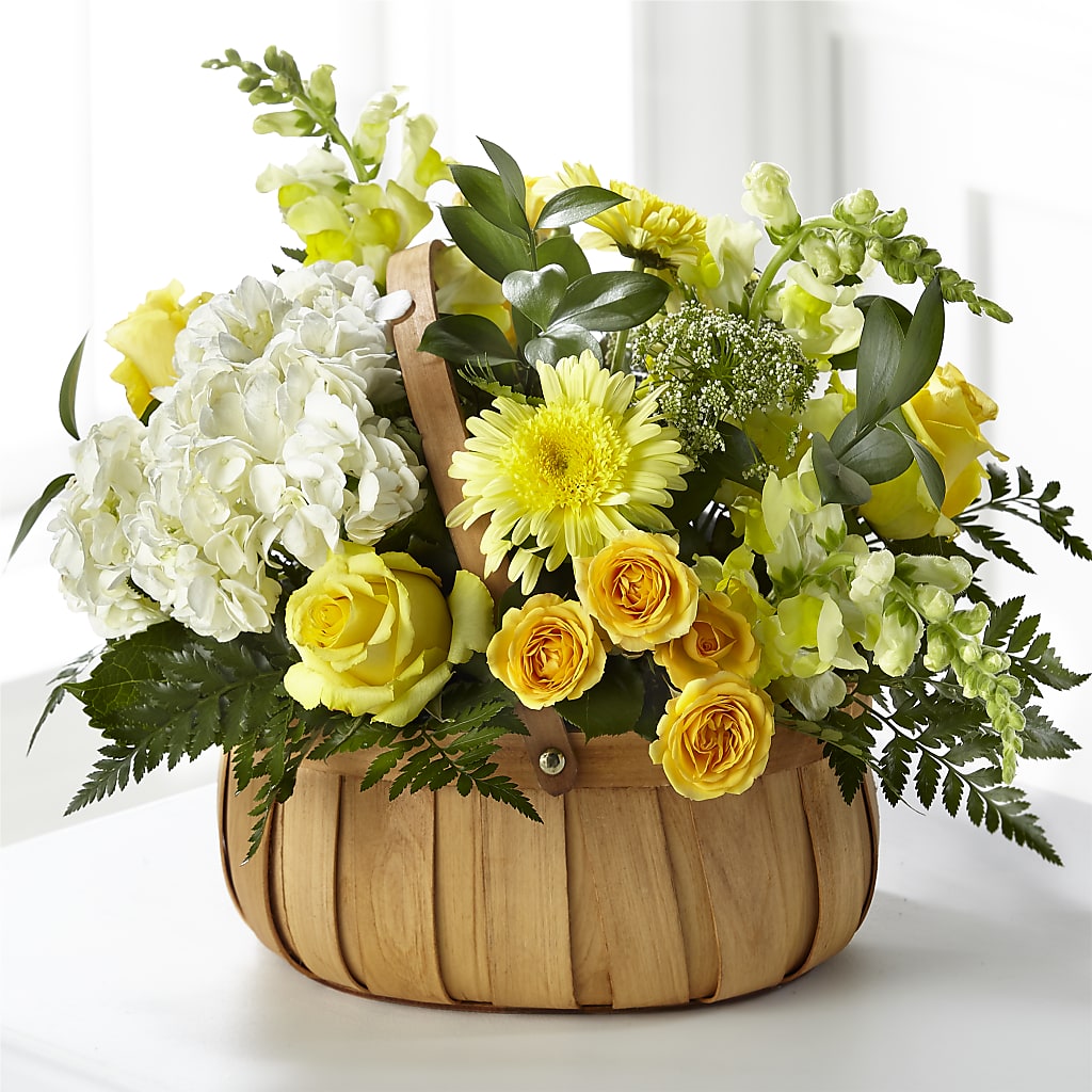 Rustic Remembrance Basket – Designs By Lakeland Flowers, Plant City FL