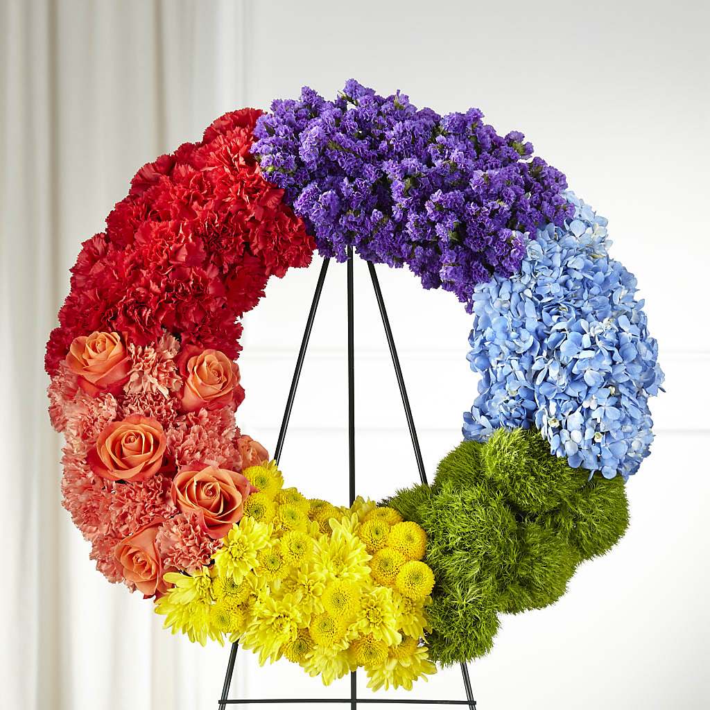 Circle of Love Wreath – Designs By Lakeland Flowers, Plant City FL