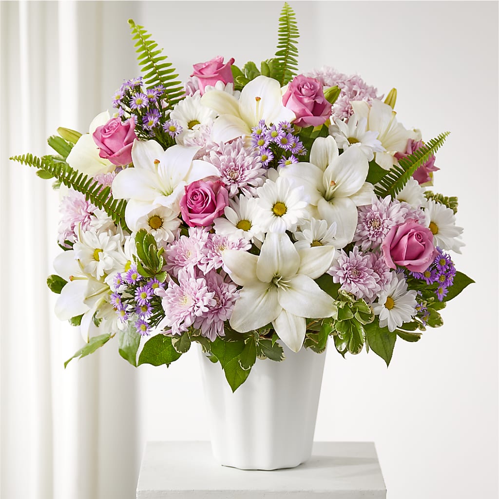 Warmest Thoughts Tabletop Basket – Designs By Lakeland Flowers, Plant City FL