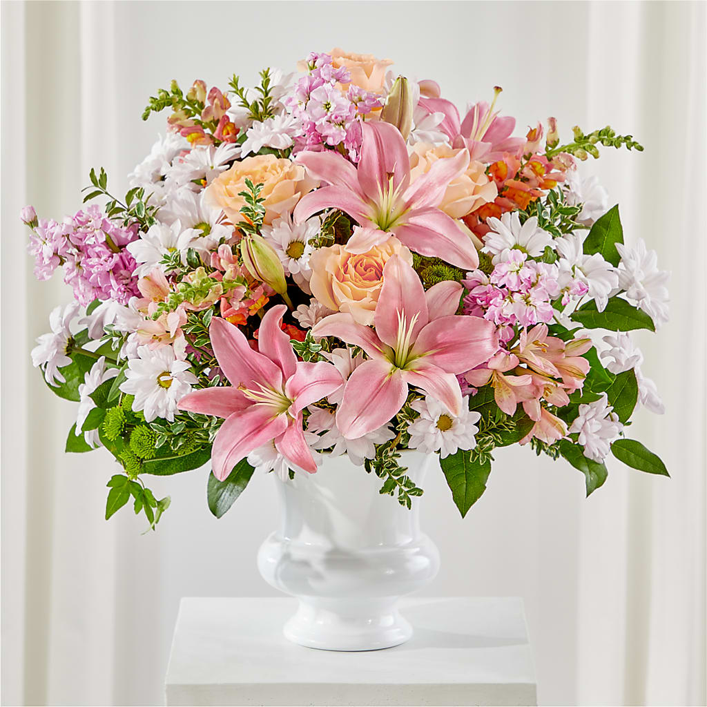 Heartfelt Gesture Urn Arrangement – Designs By Lakeland Flowers, Plant City FL