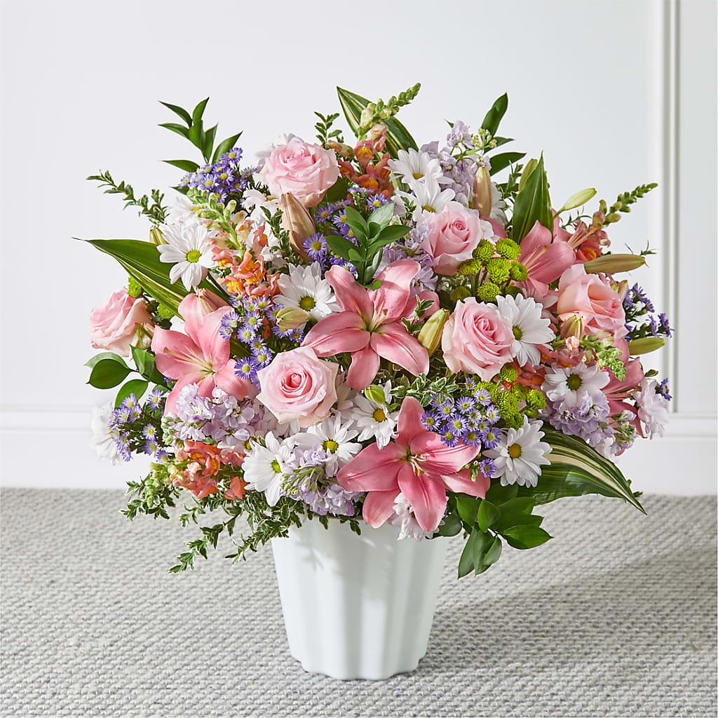 Abundant Compassion Floor Basket – Designs By Lakeland Flowers, Plant City FL