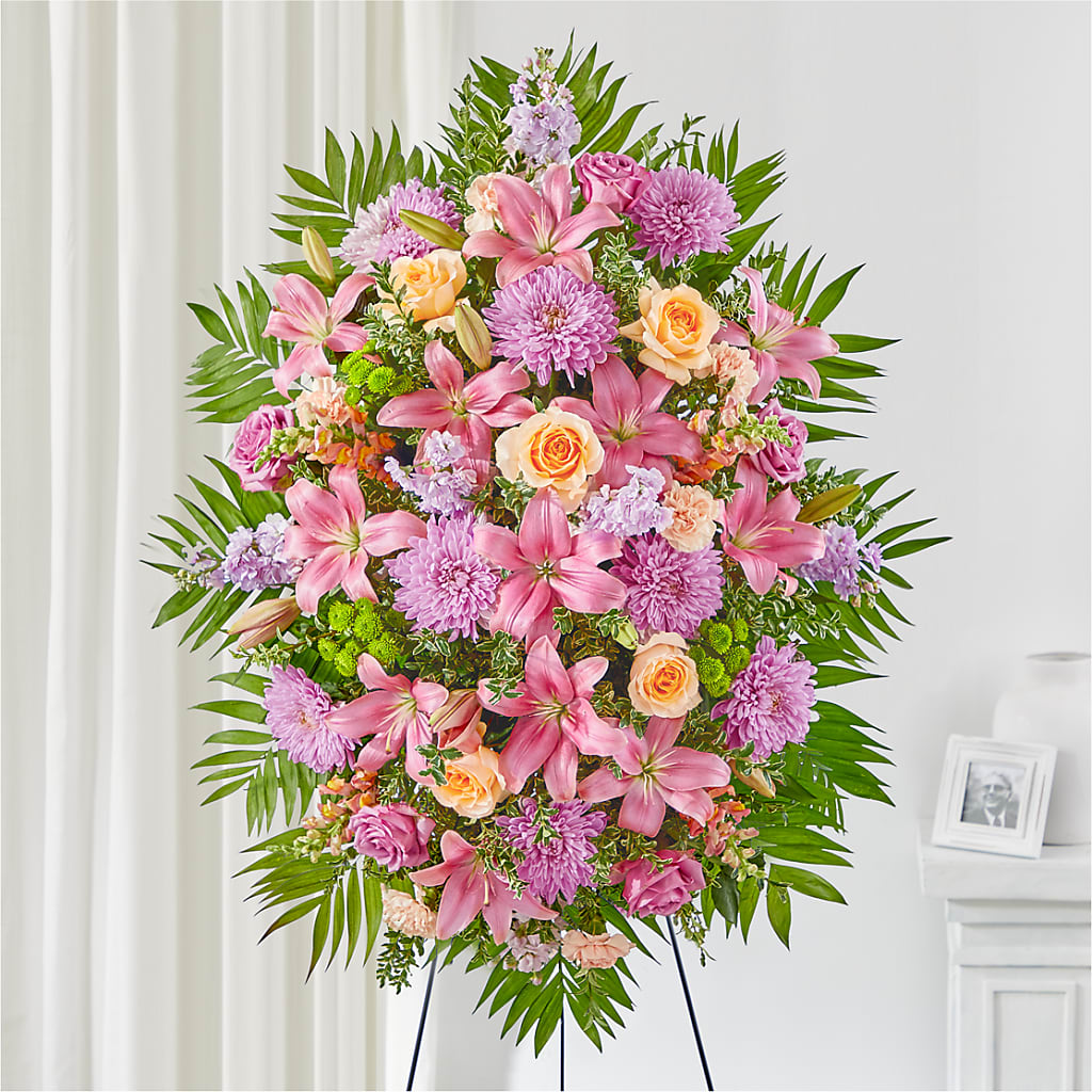 Love & Light Standing Spray – Designs By Lakeland Flowers, Plant City FL