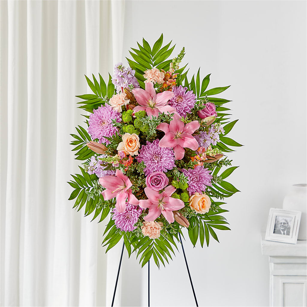 Love & Light Standing Spray – Designs By Lakeland Flowers, Plant City FL