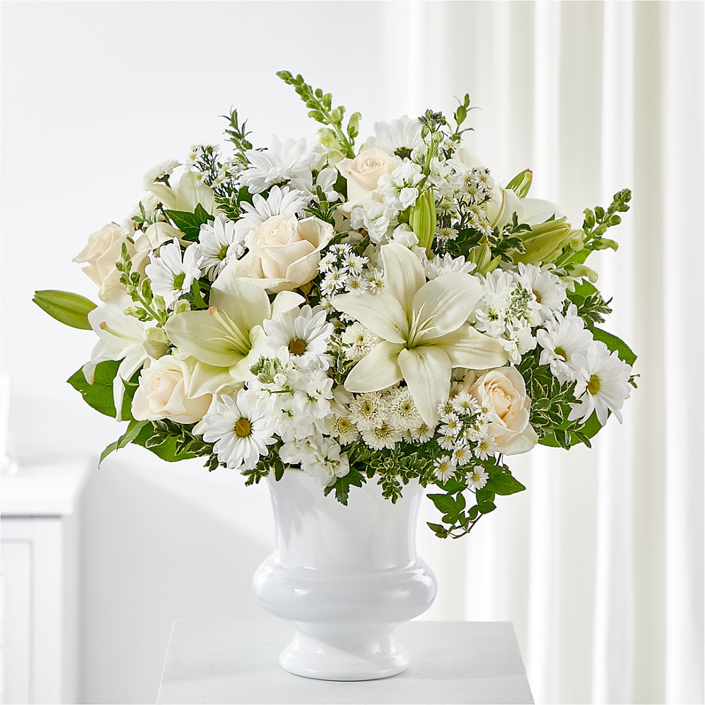 Uplifting Urn Arrangement – Designs By Lakeland Flowers, Plant City FL