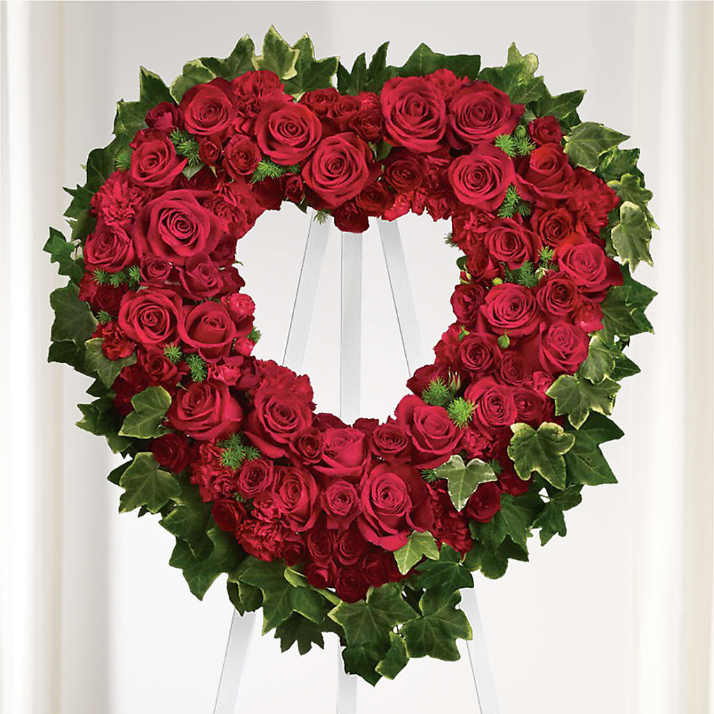 Wholehearted Standing Spray – Designs By Lakeland Flowers, Plant City FL