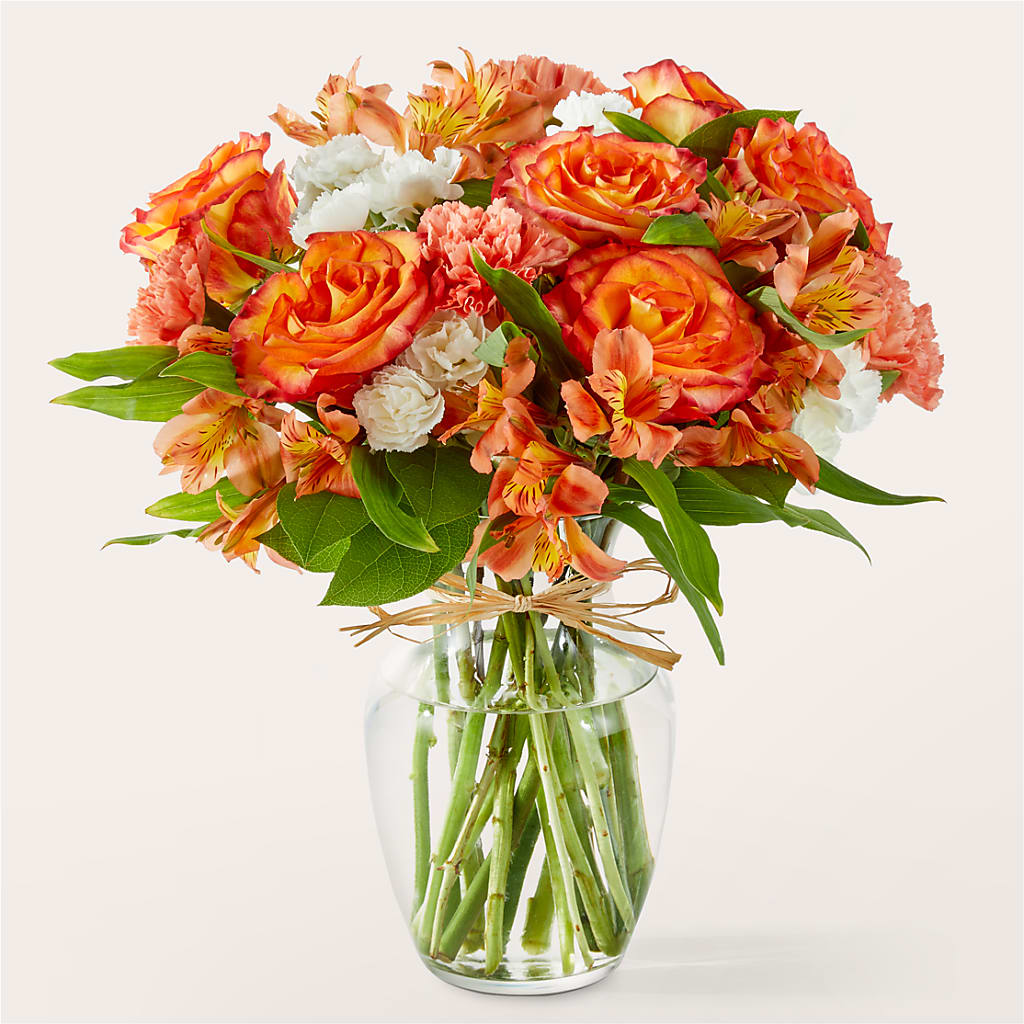Apricot Glow Bouquet – Designs By Lakeland Flowers, Plant City FL