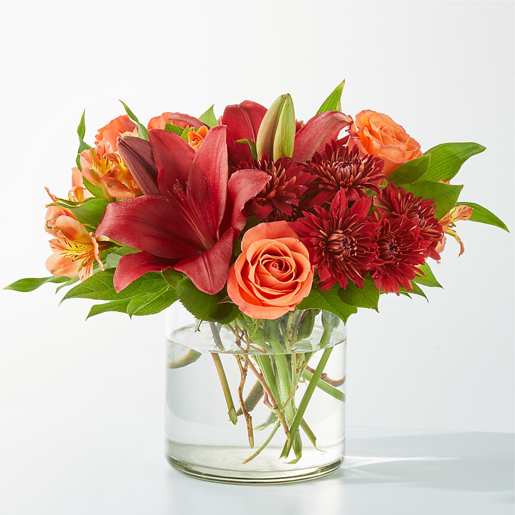 Crimson Leaves Bouquet – Designs By Lakeland Flowers, Plant City FL