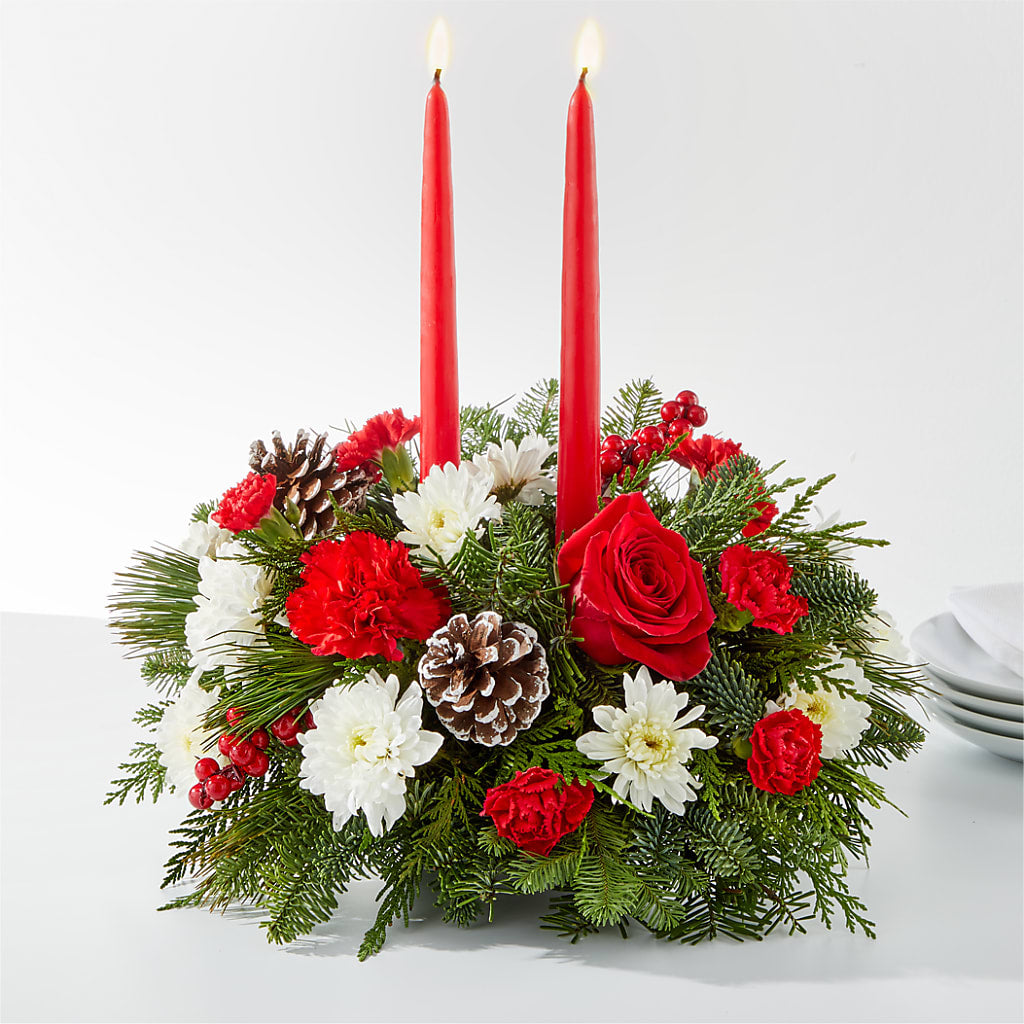 Holiday Soiree Centerpiece – Designs By Lakeland Flowers, Plant City FL