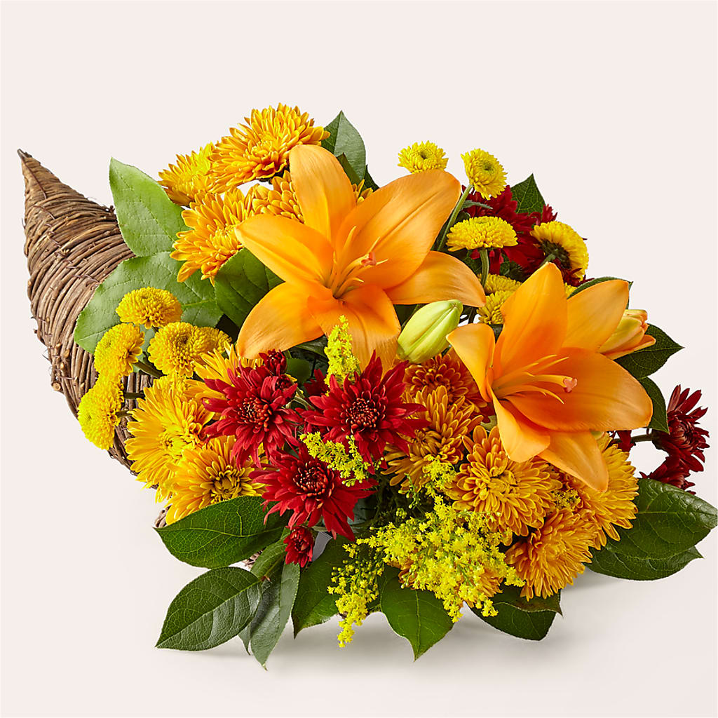 Feast of Color Cornucopia – Designs By Lakeland Flowers, Plant City FL