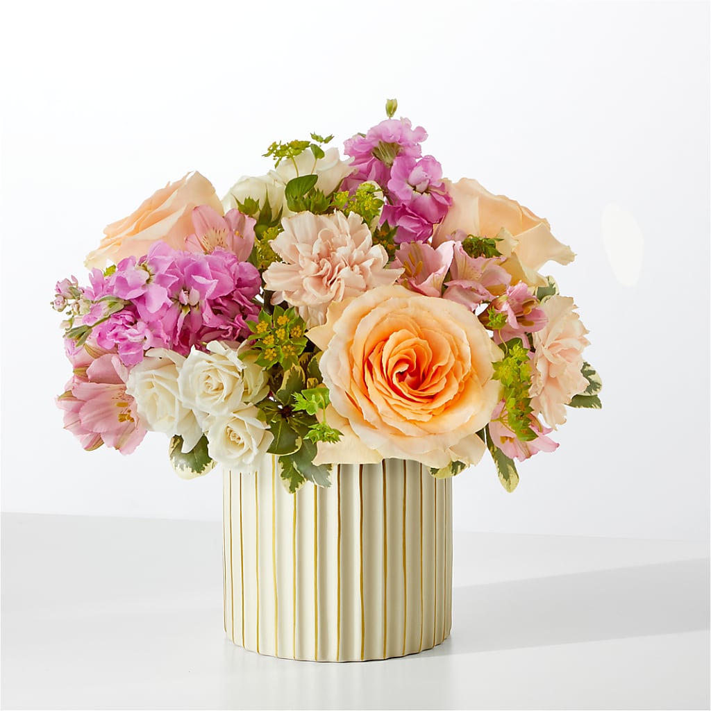 Paradise Bouquet with Ivory Vase – Designs By Lakeland Flowers, Plant City FL