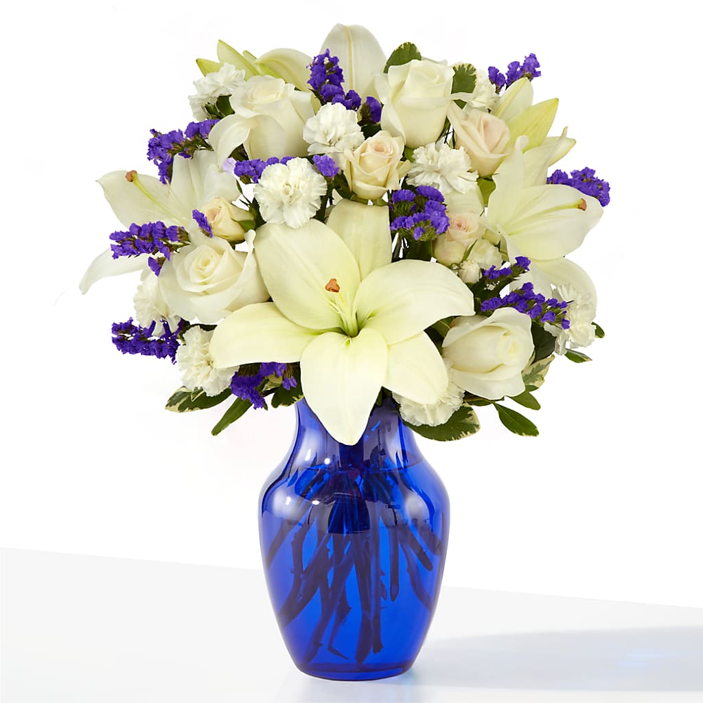 Sapphire Rush Bouquet – Designs By Lakeland Flowers, Plant City FL