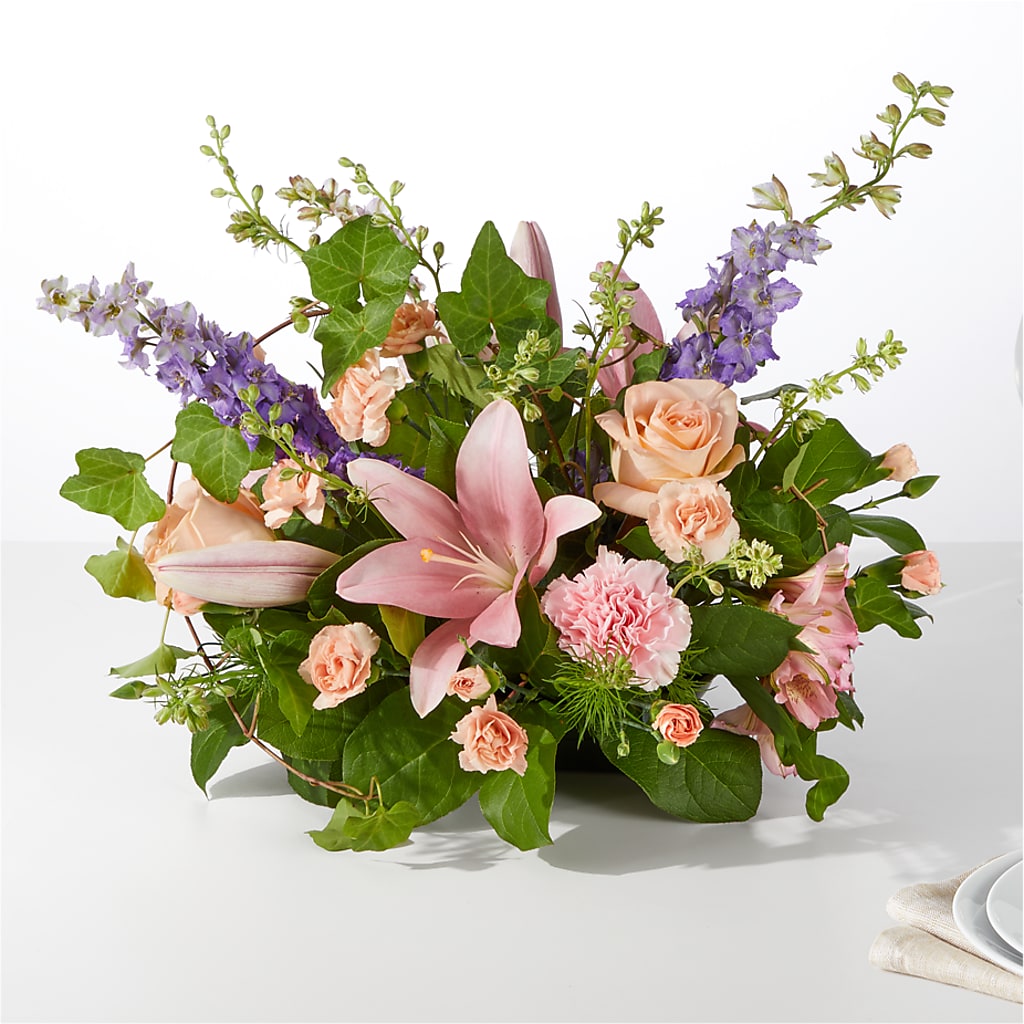 Blossom Time Centerpiece – Designs By Lakeland Flowers, Plant City FL