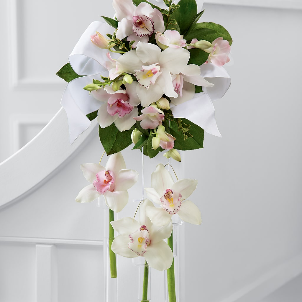 Perfect Entrance Pew Arrangement – Designs By Lakeland Flowers, Plant City FL