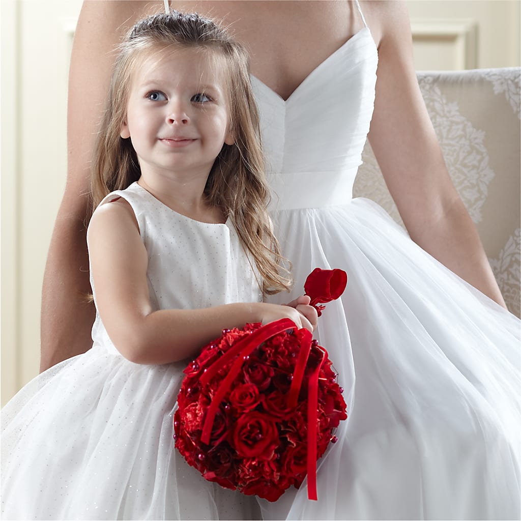Pure at Heart Flower Girl Arrangement – Designs By Lakeland Flowers, Plant City FL