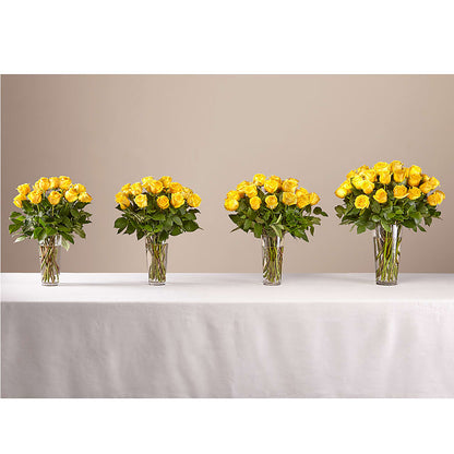Long Stem Yellow Rose Bouquet –  Designs By Lakeland Flowers, Plant City FL