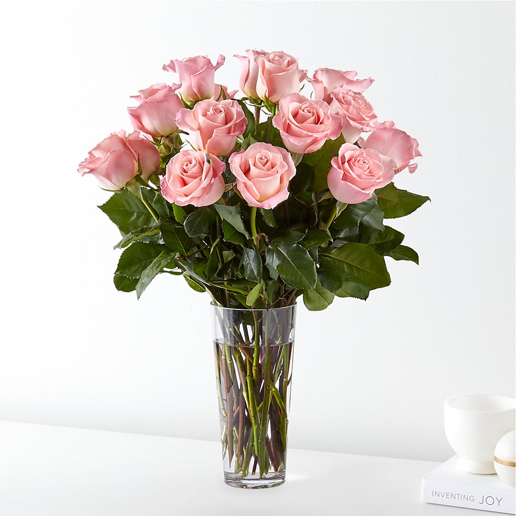 Long Stem Pink Rose Bouquet –  Designs By Lakeland Flowers, Plant City FL